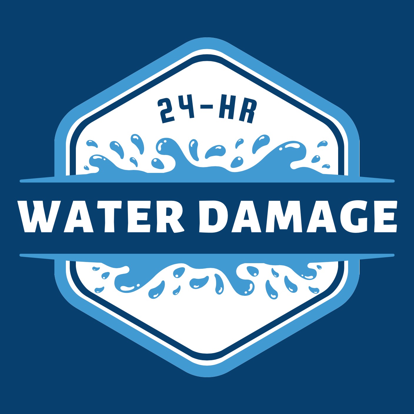 Local Water Damage Restoration Logo